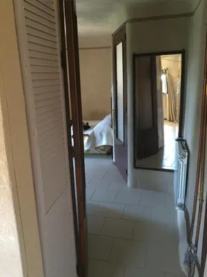 Cama o camas de una habitación en Casa Campo, Casa Rural entre Jaca y Ansó