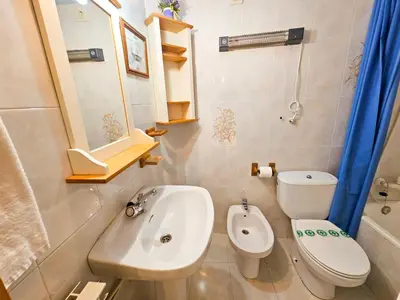 Un baño de Apartamentos Jaca Ciudadela 3000