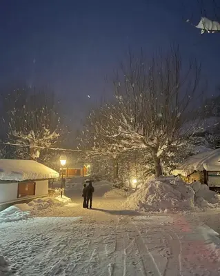 Camping Aneto en invierno