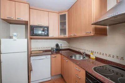 Una cocina o zona de cocina en Apartamento rural Ca La Rumbeta en La Fresneda