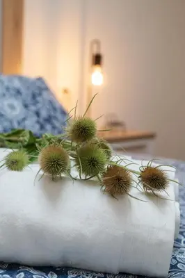 Cama o camas de una habitación en Apartamento rural Ca La Rumbeta en La Fresneda