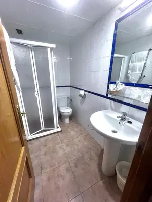 Un baño de Hostal Restaurante El Surtidor