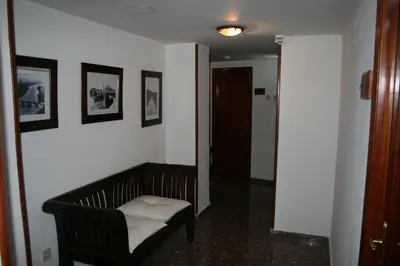 Zona de estar de Hostal Puente de Piedra