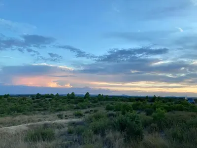 Paisaje cerca de este albergue