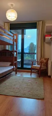 Cama o camas de una habitación en Apartamento Argualas V - WOWRURAL
