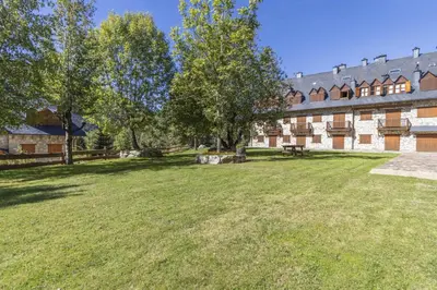 Jardín al aire libre en La Cabanyeta de la Vall de Boí