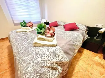 Cama o camas de una habitación en El Rincón de Neza (UAT01440)