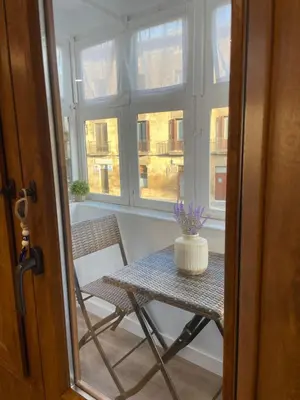Un balcón o terraza de Apartamento El mirador de Olite