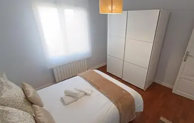 Cama o camas de una habitación en Apartamento La Cava