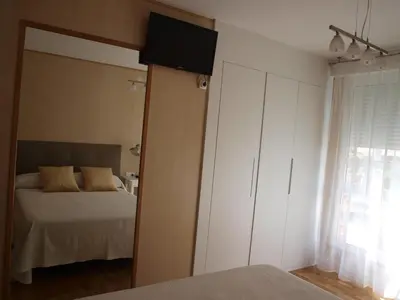 Cama o camas de una habitación en Apartamento Sadar