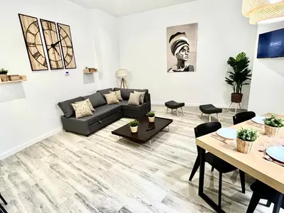 Zona de estar de Apartamento Vive Zaragoza V