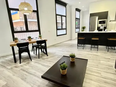 Una cocina o zona de cocina en Apartamento Vive Zaragoza V
