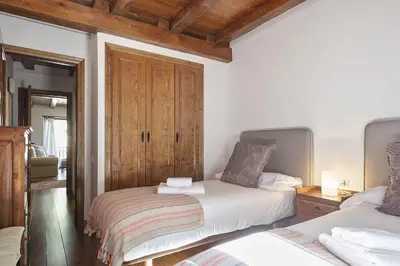 Cama o camas de una habitación en Luderna - Apartamento Centelha