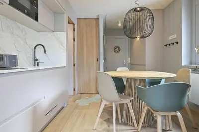 Una cocina o zona de cocina en Luderna - Apartamento Saumet A7 Margalida
