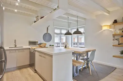 Una cocina o zona de cocina en Luderna - Apartamento con terraza Orri A8