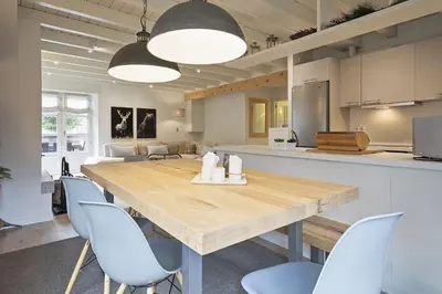 Una cocina o zona de cocina en Luderna - Apartamento con terraza Orri A8