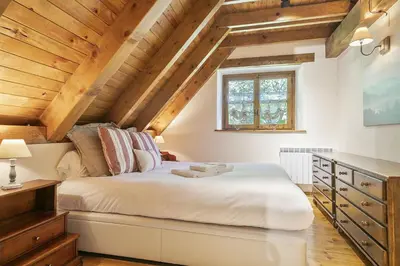 Cama o camas de una habitación en Luderna - Dúplex con terraza Esclòps
