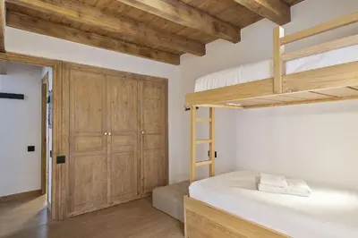 Cama o camas de una habitación en Luderna - Casa con terraza Codorna