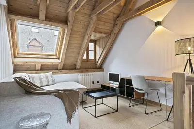Zona de estar de Luderna - Casa con terraza Codorna