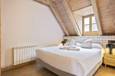 Cama o camas de una habitación en Luderna - Casa con terraza Codorna