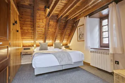 Cama o camas de una habitación en Luderna - Dúplex Bolard