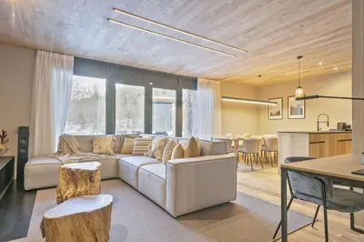 Zona de estar de Luderna - Apartamento con jardín Marconi
