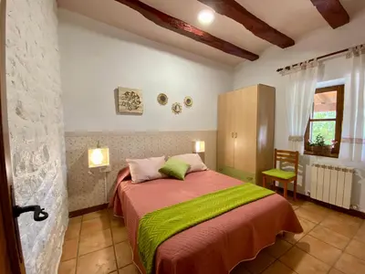 Cama o camas de una habitación en Casa Moli