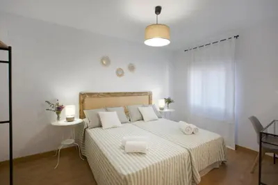 Cama o camas de una habitación en Apartamento turístico Ana