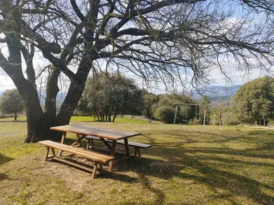 Paisaje cerca of this country house