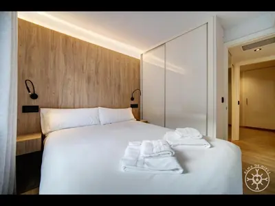 Cama o camas de una habitación en SHIVAU de Alma de Nieve