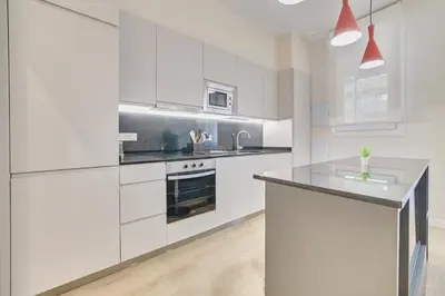Una cocina o zona de cocina en Apartamento Pamplona Prime by Clabao