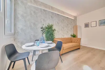Zona de estar de Apartamento Pamplona Prime by Clabao