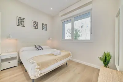 Cama o camas de una habitación en Apartamento Pamplona Prime by Clabao