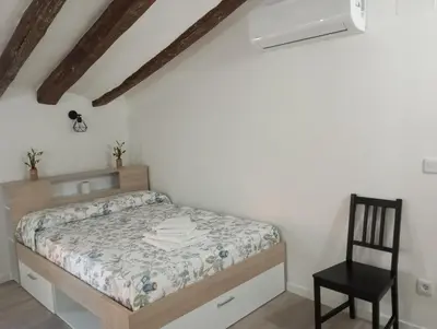 Cama o camas de una habitación en Apartamentos 