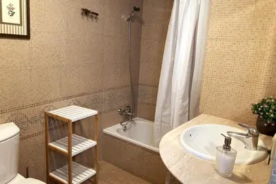 Un baño de Las Mañanitas