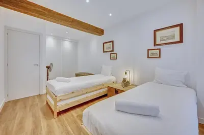 Cama o camas de una habitación en Chapitela 24 by Clabao