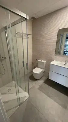 Un baño de Txoko Loft Bardenas