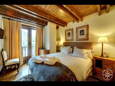 Cama o camas de una habitación en MULLERES de Alma de Nieve