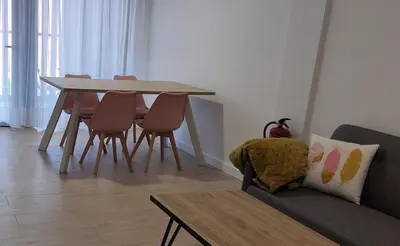 Zona de estar de Txoko Loft Ribera