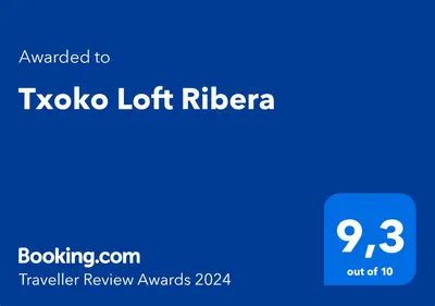 Certificado, premio, señal o documento que está expuesto en Txoko Loft Ribera