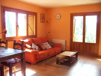 Zona de estar de Apartamentos Chuandervera