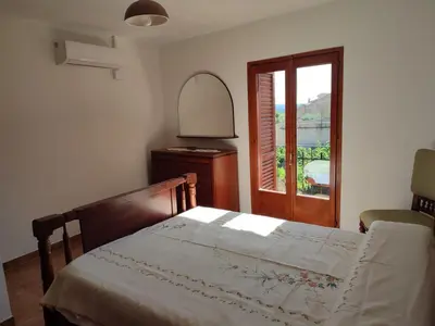 Cama o camas de una habitación en Casa Rural La Gineta