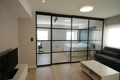 Cama o camas de una habitación en Espectacular loft lleno de luz y espacio!