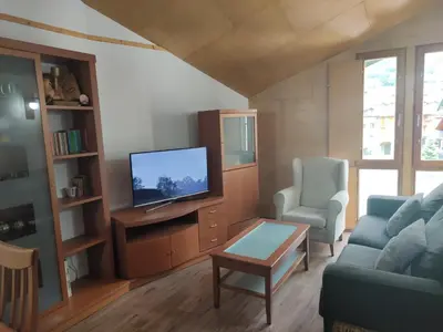 Una televisión o centro de entretenimiento en Inmocyma Soldorau-Benasque