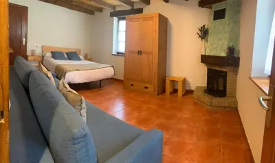 Cama o camas de una habitación en IRATIKO KABIAK