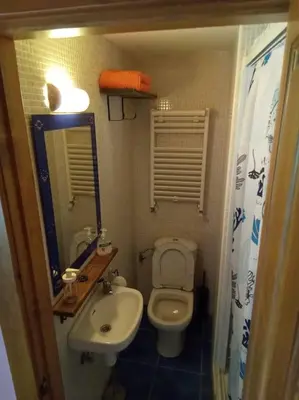 Un baño de La Borda de Allué