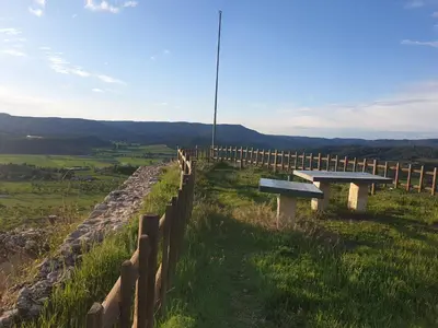 Paisaje cerca de este chalet de montaña