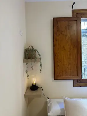 Cama o camas de una habitación en Apartamento La Fonteta