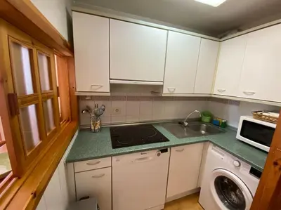 Una cocina o zona de cocina en Apartamento con vistas a pistas, en Formigal.
