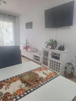 Una televisión o centro de entretenimiento en Cal Cucu